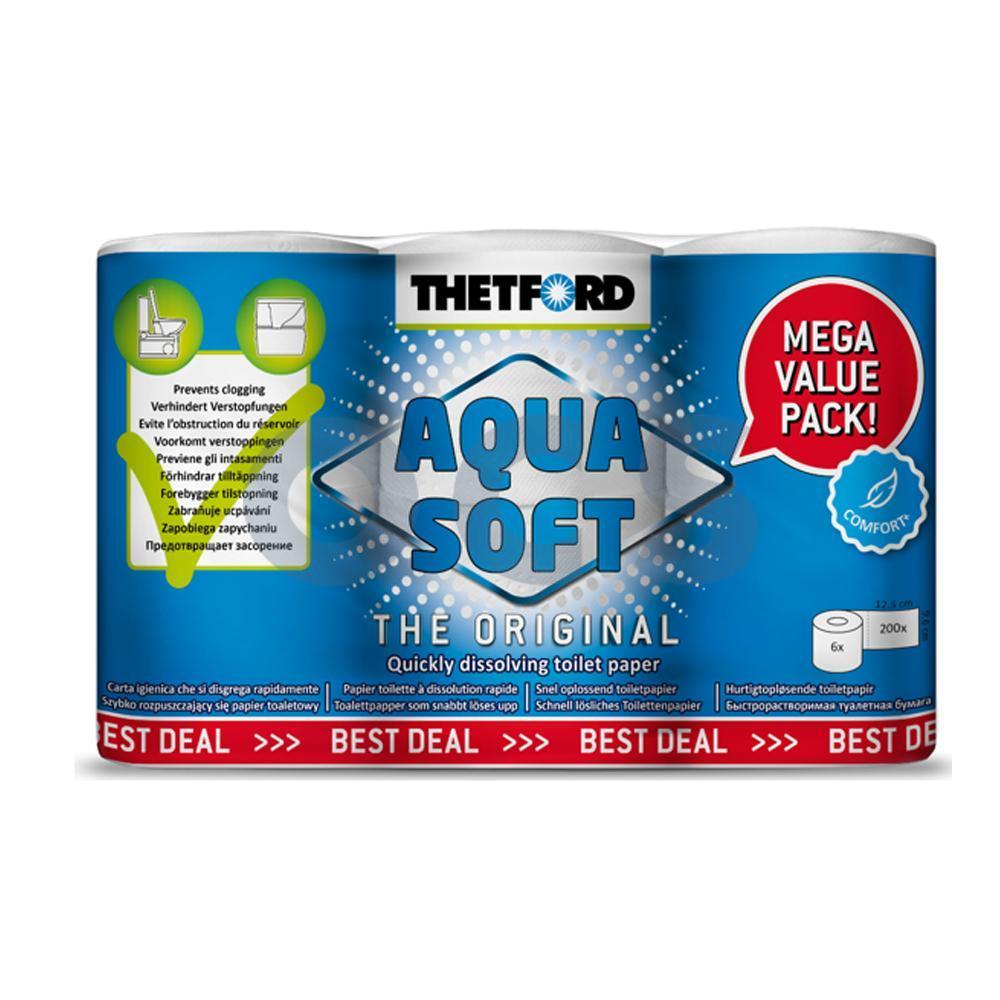 Toiletpapier Aqua Soft, AKTIE 6 rollen