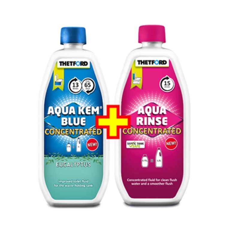 Aqua Kem Blue/Rinse concentrated duopakket